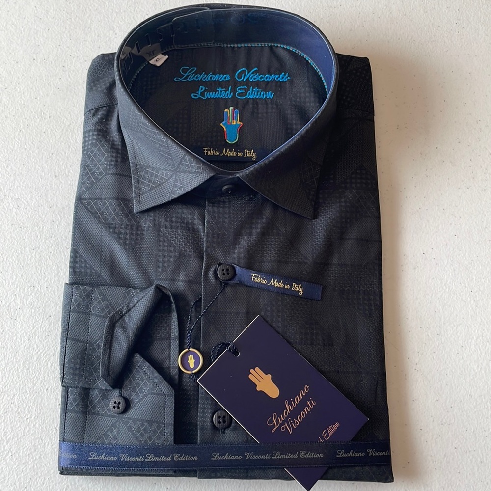 Luchiano Visconti Men’s Dress Shirt XL